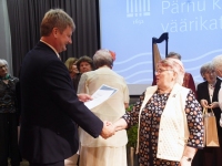 Tartu Ülikooli Pärnu kolledži väärikate ülikooli õppeaasta 2025/2026 lõpuaktusel. Foto: Urmas Saard / Külauudised