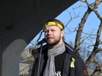 Toetusavaldus Ukrainale Pärnu Iseseisvuse väljakul. Foto: Urmas Saard / Külauudised