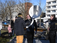 Toetusavaldus Ukrainale Pärnu Iseseisvuse väljakul. Foto: Urmas Saard / Külauudised