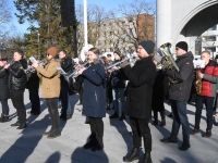 Toetusavaldus Ukrainale Pärnu Iseseisvuse väljakul. Foto: Urmas Saard / Külauudised