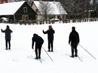 Türi põhikooli suusatajad. Foto: Urmas Saard / Külauudised