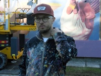 Tutvumine rahvusvahelise tänavakunstifestivali kunstnike töödega. Foto: Urmas Saard / Külauudised