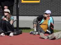 Tutvumine rahvusvahelise tänavakunstifestivali kunstnike töödega. Foto: Urmas Saard / Külauudised