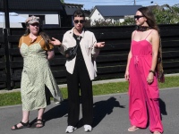 Tutvumine rahvusvahelise tänavakunstifestivali kunstnike töödega. Foto: Urmas Saard / Külauudised
