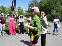 Tutvumine rahvusvahelise tänavakunstifestivali kunstnike töödega. Foto: Urmas Saard / Külauudised