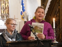 Ülestõusmisepüha ja Johanna Grauverki maalinäitus Tallinna Püha Vaimu Kirikus. Foto: Urmas Saard / Külauudised