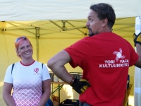 Uu Tori silla avamise õhtul. Foto: Urmas Saard / Külauudised