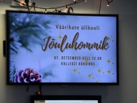 Väärikate jõuluhommik 2022 Pärnu kolledžis. Foto: Urmas Saard / Külauudised
