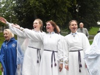 066 Vaba Rahva Laul Haapsalu Piiskopilinnuse õuel. Foto: Urmas Saard / Külauudised