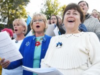 Vaba Rahva Laul Rakvere Vallimäel. Foto: Urmas Saard / Külauudised