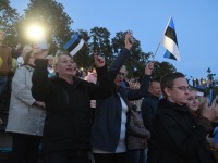 Vaba Rahva Laul Rakvere Vallimäel. Foto: Urmas Saard / Külauudised