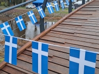 Vallikääru aasa kaarsilla avamise päeval. Foto: Urmas Saard / Külauudised 