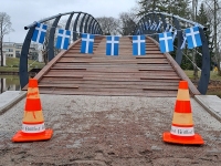 Vallikääru aasa kaarsilla avamise päeval. Foto: Urmas Saard / Külauudised 