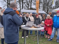 Vallikääru aasa kaarsilla avamise päeval. Foto: Urmas Saard / Külauudised 