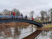 Vallikääru aasa kaarsilla avamise päeval. Foto: Urmas Saard / Külauudised 