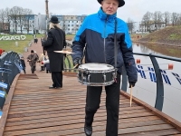 Vallikääru aasa kaarsilla avamise päeval. Foto: Urmas Saard / Külauudised 