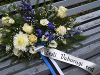 Vastupanuvõitluse päeval Pärnu Vabaduse pargis. Foto: Urmas Saard / Külauudised