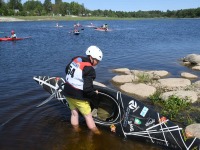 Veeohutuse perepäeval Sindi kärestikul. Foto: Urmas Saard / Külauudised