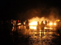 091  Vievise Com Moto Pärnu rannas Muinastulede ööl. Foto: Mikko Selg