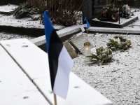 Viktor Araki kalmul, Sindi Vanal kalmistul. Foto: Urmas Saard / Külauudised