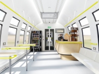 Virtuaalse Rail Balticu ideerongi pilt. Visualiseering RB Rail AS
