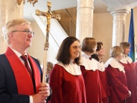 Võidupüha jumalateenistus Laurentiuse kirikus. Foto: Urmas Saard / Külauudised