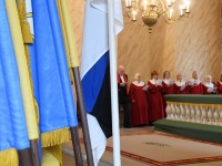 Võidupüha jumalateenistus Laurentiuse kirikus. Foto: Urmas Saard / Külauudised