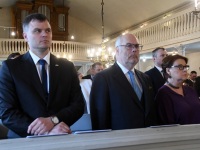 Võidupüha jumalateenistus Laurentiuse kirikus. Foto: Urmas Saard / Külauudised