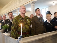 Võidupüha jumalateenistus Laurentiuse kirikus. Foto: Urmas Saard / Külauudised