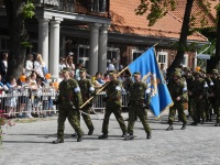 Võidupüha paraad Kuressaares. Foto: Urmas Saard / Külauudised