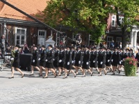 Võidupüha paraad Kuressaares. Foto: Urmas Saard / Külauudised
