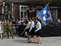 Võidupüha paraad Kuressaares. Foto: Urmas Saard / Külauudised