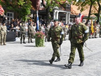 Võidupüha paraad Kuressaares. Foto: Urmas Saard / Külauudised