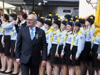 Võidupüha paraad Kuressaares. Foto: Urmas Saard / Külauudised