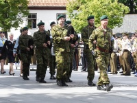 Võidupüha paraad Kuressaares. Foto: Urmas Saard / Külauudised
