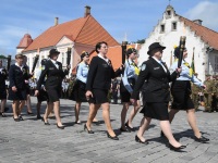 Võidupüha paraad Kuressaares. Foto: Urmas Saard / Külauudised
