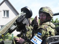 Võidupüha paraad Kuressaares. Foto: Urmas Saard / Külauudised
