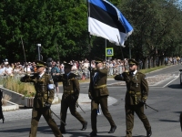 Võidupüha paraadil Viljandis. Foto: Urmas Saard / Külauudised