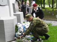 Võidupühal mälestati Pärnu Alevi kalmistul vabadussõjas langenuid. Foto: Urmas Saard / Külauudised