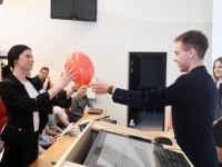 023 Võistlus Pärnumaa parim õpilasfirma 2019 Pärnu kolledžis. Foto: Urmas Saard