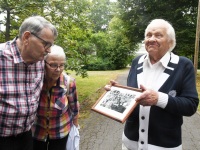 Voldemar Taggole pühendatud mälestuspingi avamine Pärnus. Foto: Urmas Saard / Külauudised