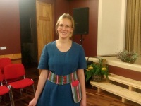 Kooriga liitunud noorsootöötaja Liisa Tammoja. Foto: Jaan Lukas