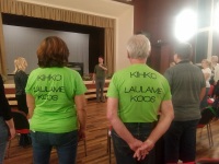 Võnnu kihelkonnakoor proovis. Foto: Jaan Lukas