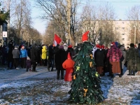 030 XVIII Ülemaaline Jõuluvanade konverents asus teele Sindist. Foto: Urmas Saard
