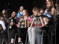 XXIX Viljandi pärimusmuusika festivali avamine Kaevumäel. Foto: Urmas Saard / Külauudised