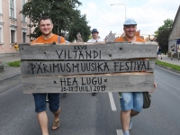 023 XXVII Viljandi pärimusmuusika festivali rongkäik. Foto: Urmas Saard
