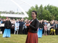 XXVIII laulu- ja XXI tantsupeo “Iseoma” tuli peatumas suvepealinnas. Foto: Urmas Saard /  Külauudised