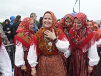 XXVIII laulu- ja XXI tantsupeo “Iseoma” tuli peatumas suvepealinnas. Foto: Urmas Saard /  Külauudised