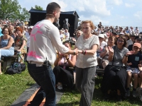XXXII Viljandi pärimusmuusika festivali avakontsertil Kaevumäel. Foto: Urmas Saard / Külauudised