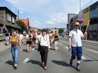 XXXII Viljandi pärimusmuusika festivali avarongkäik. Foto: Urmas Saard / Külauudised